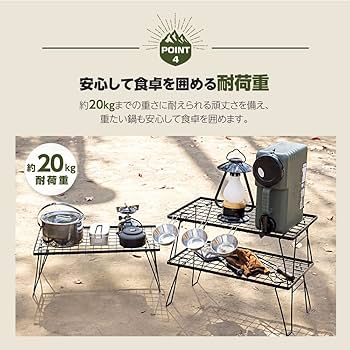 Amazon.co.jp: SAITOU フィールドラック アイアンテーブル